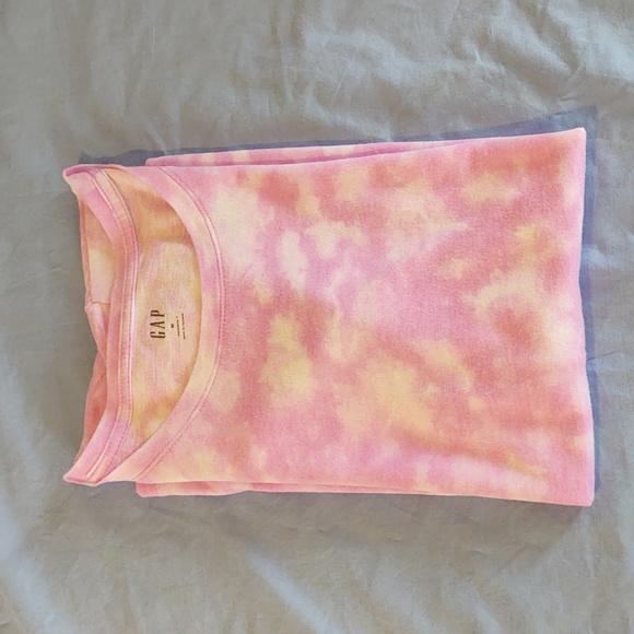 GAP Tee Medium Tie Dye Pink and White - Picture 6 of 6